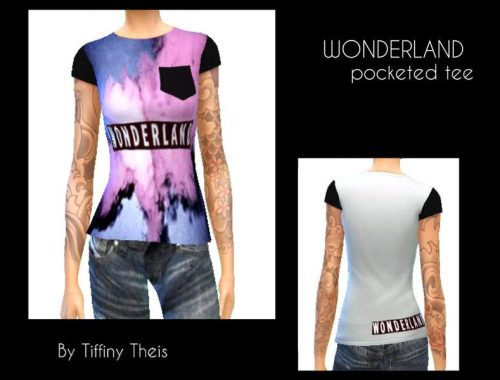 The Wonderland tee shirt collection
