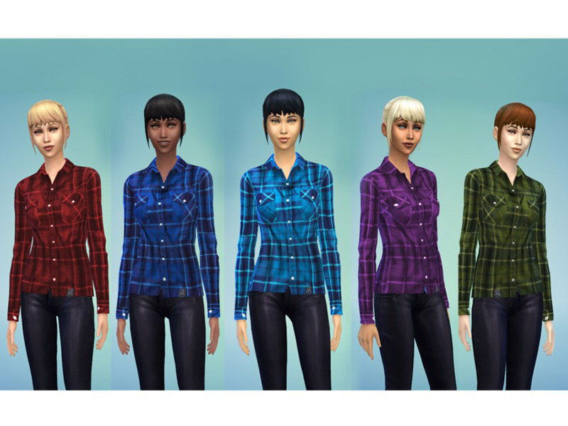 Kasie Shirt - The Sims 4 Catalog