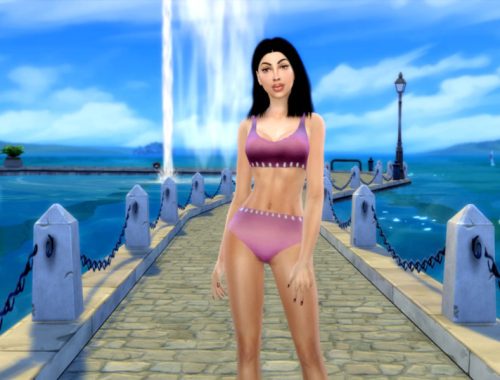 Spring Pastel Swimsuit