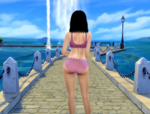 Spring Pastel Swimsuit