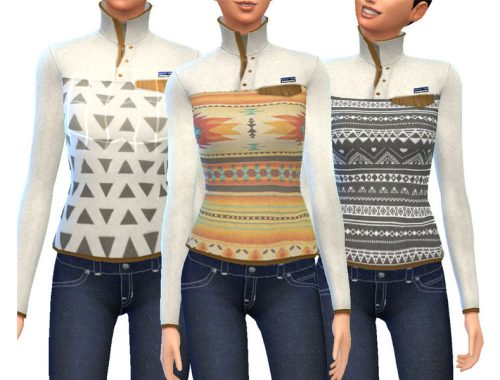 Patagonia Pullover Patterned