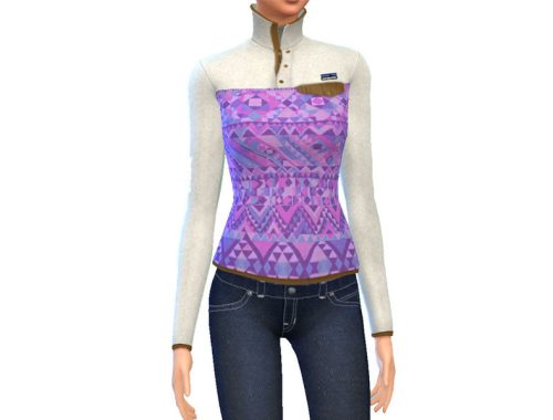 Patagonia Pullover Patterned