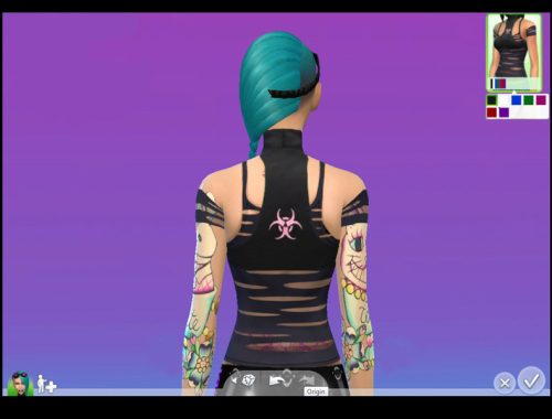 Miss Cyanide Biohazard Top