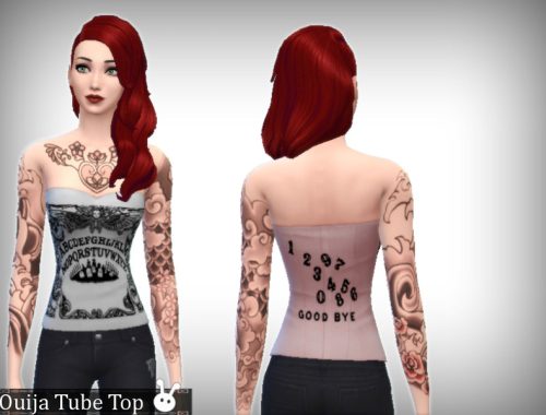 Ouija Tube Top