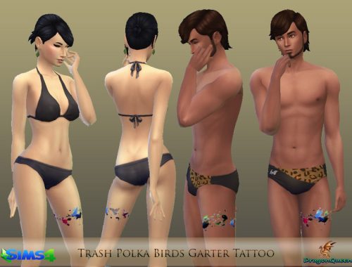 Garter Tattoo Set