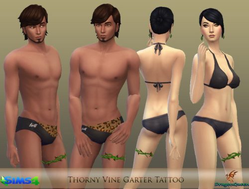 Garter Tattoo Set