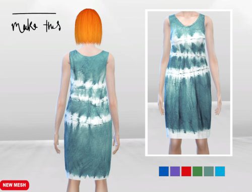 Bohemian Jade Dress