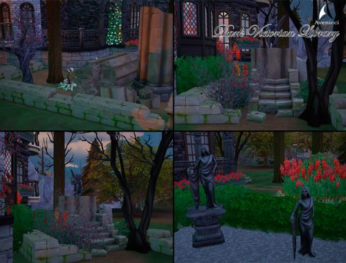 Dark Victorian Library (No CC)