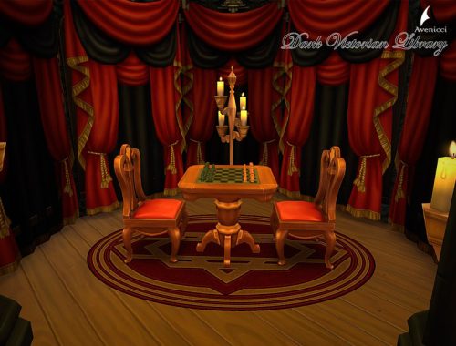 Dark Victorian Library (No CC)