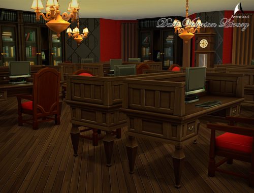 Dark Victorian Library (No CC)