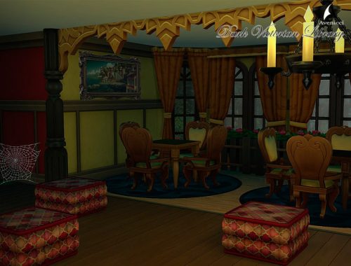 Dark Victorian Library (No CC)
