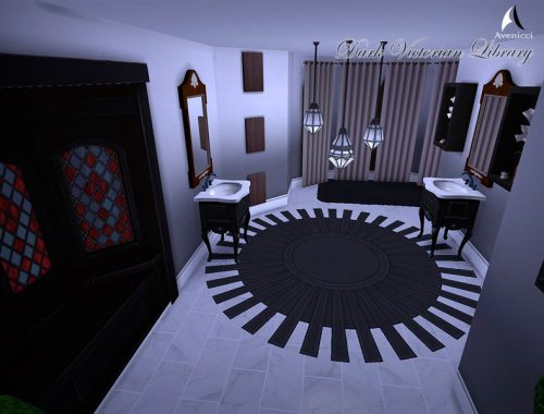 Dark Victorian Library (No CC)
