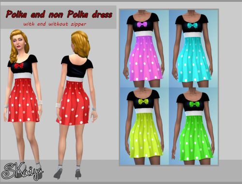 Polka and Non Polka Dress