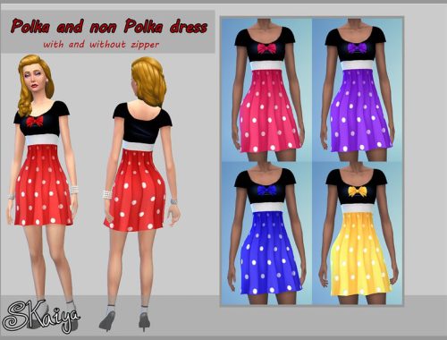 Polka and Non Polka Dress