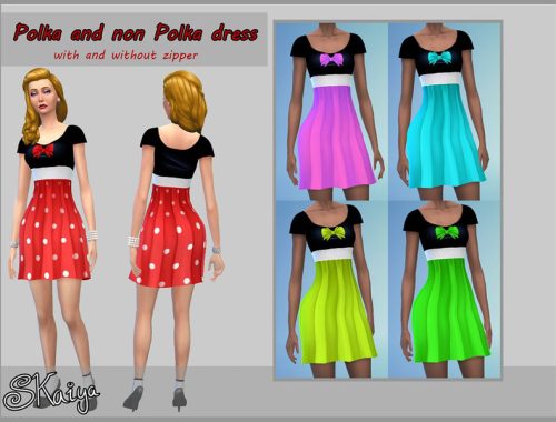 Polka and Non Polka Dress
