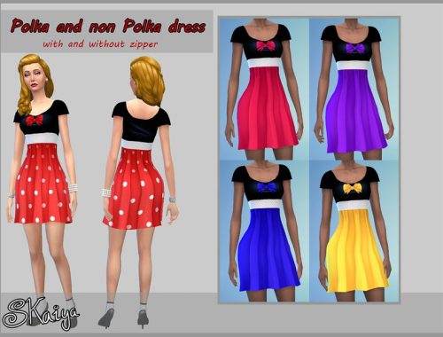 Polka and Non Polka Dress