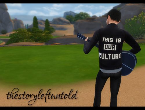 "This Is Our Culture" - Leatherjacket for Men