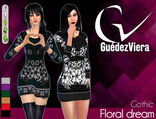 GVs Floral dream - Mini dress (3 sets)