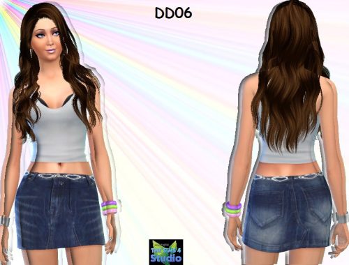 DD06_Diva denim skirt sets