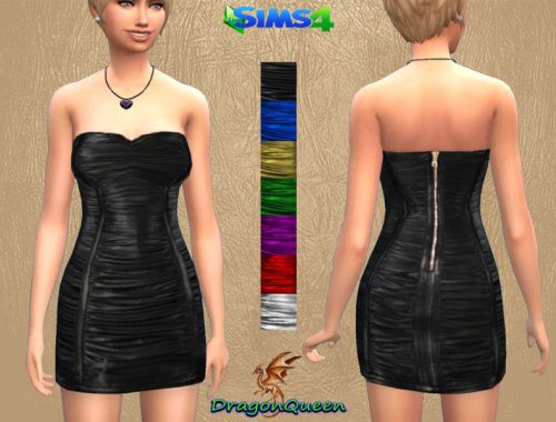 Little Ruched Leather