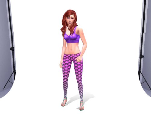 Light Ombre Mermaid Leggings