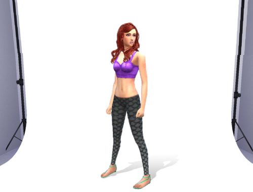 Light Ombre Mermaid Leggings