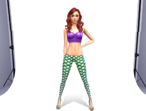 Light Ombre Mermaid Leggings