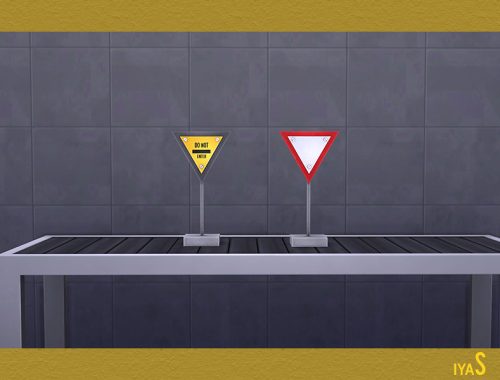 Traffic Signs Decor Set