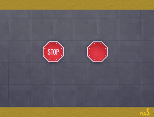 Traffic Signs Decor Set