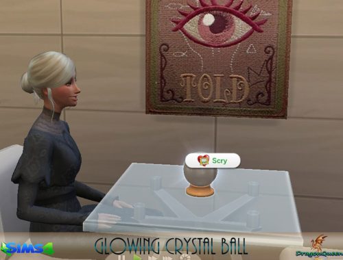 Glowing Crystal Ball