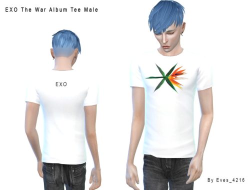 K-Pop EXO The War Album Tee for Male