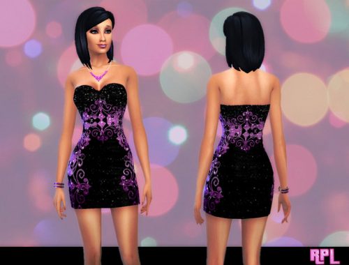 Glitter Cocktail Dress