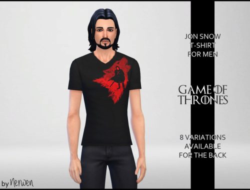 [Game of Thrones] Jon Snow - Male T-shirt