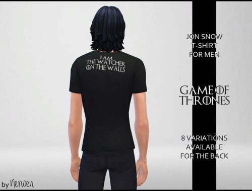 [Game of Thrones] Jon Snow - Male T-shirt