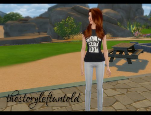 "Fall Out Boy"-Shirt for Women