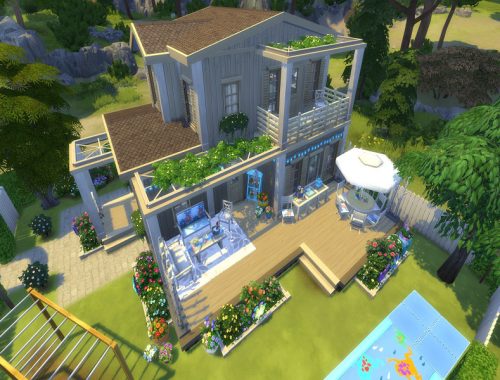 The Sims 4 Vacation House