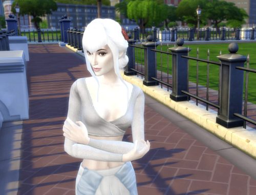 White Hair Recolor 1: Vampire Style - Vampire GP needed