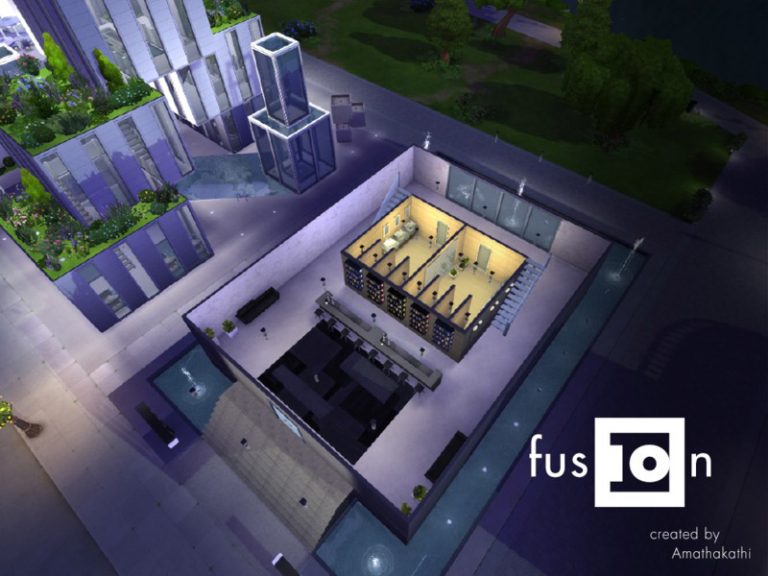 fusIOn Bar & Stage - The Sims 4 Catalog