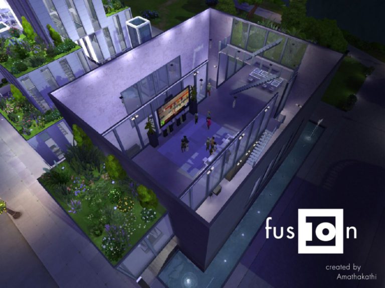 fusIOn Bar & Stage - The Sims 4 Catalog