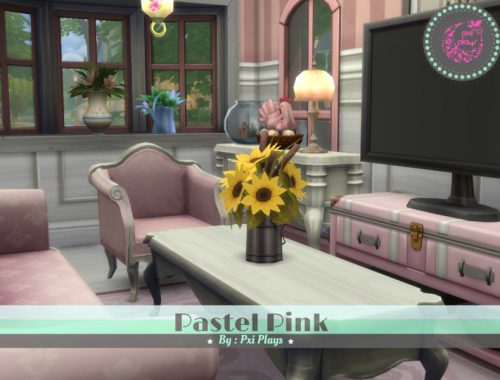 Pastel Pink Base Game Home