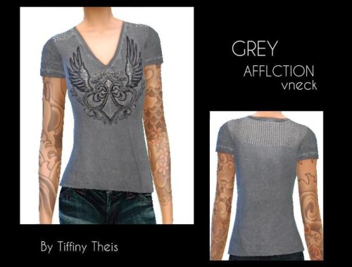 Affl ction Vnecks