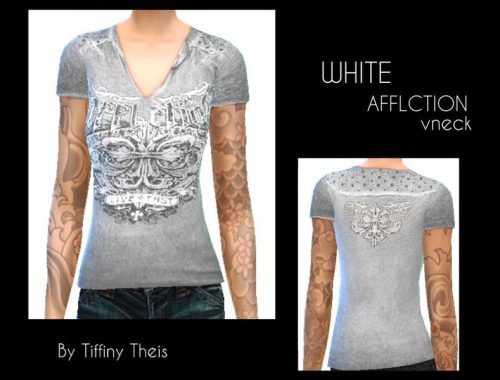 Affl ction Vnecks