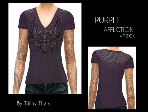 Affl ction Vnecks