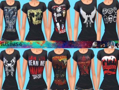 Hollywood Undead Female T-shirts