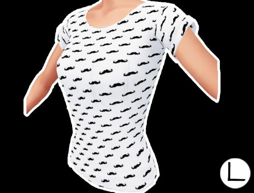 Moustache T-Shirt Female