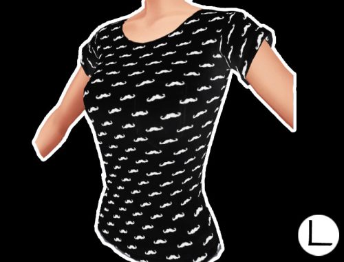 Moustache T-Shirt Female