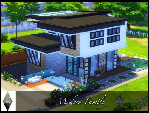 Modern Family Home with Solar Power