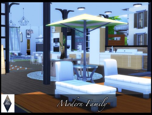 Modern Family Home with Solar Power