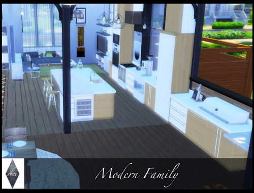 Modern Family Home with Solar Power