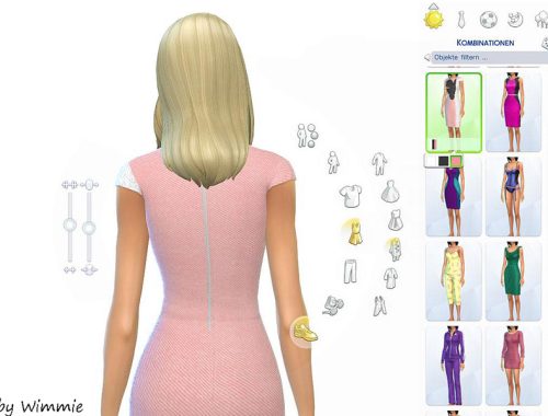 Sheath Dress with bloom